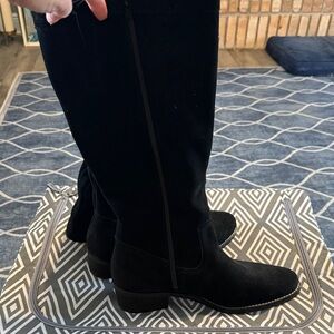 White Mountain Black Over the Knee Boots